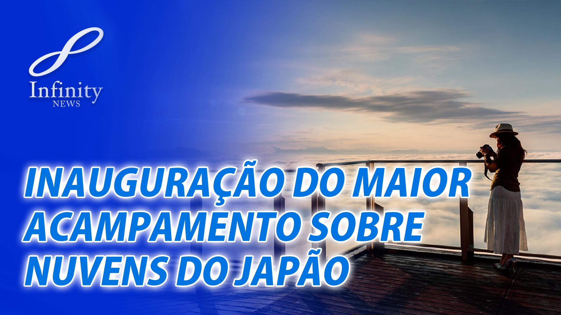 Inauguração Do Maior Acampamento Sobre Nuvens Do japão